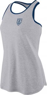 Ladies Splash Jersey, Athletic Heather/Navy